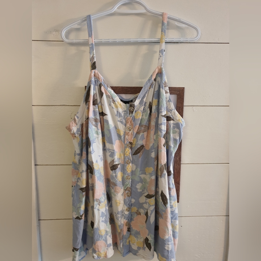 Torrid Stretch Challis Fit Flare Cami